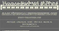 Desktop Screenshot of earlymusicalinstruments.com